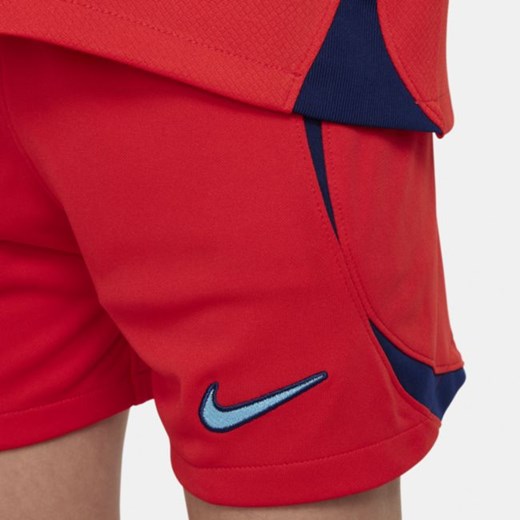 Strój piłkarski dla małych dzieci Anglia 2022/23 (wersja wyjazdowa) - Czerwony Nike S Nike poland
