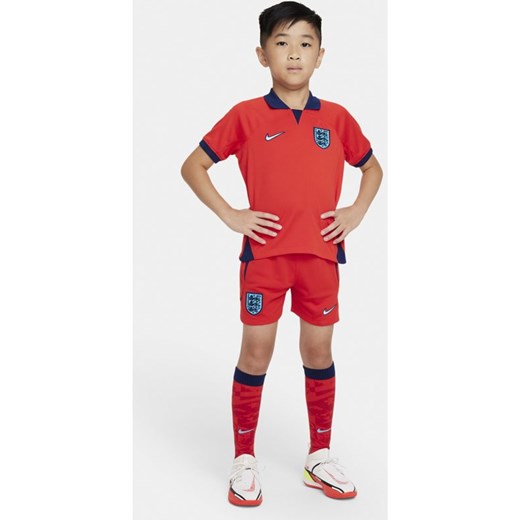 Strój piłkarski dla małych dzieci Anglia 2022/23 (wersja wyjazdowa) - Czerwony Nike XL Nike poland
