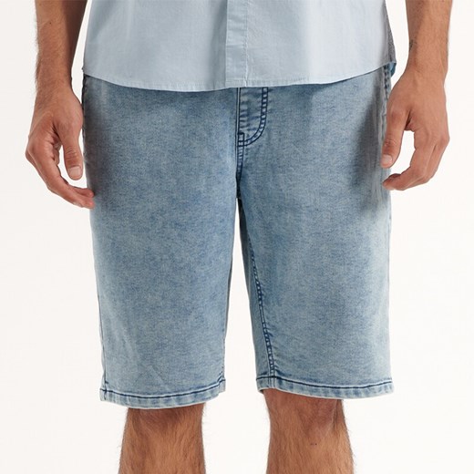 Szorty jeansowe z elastycznym pasem - Niebieski House 34 promocyjna cena House