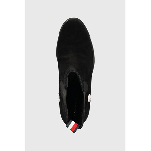 Botki Tommy Hilfiger bez zapięcia eleganckie