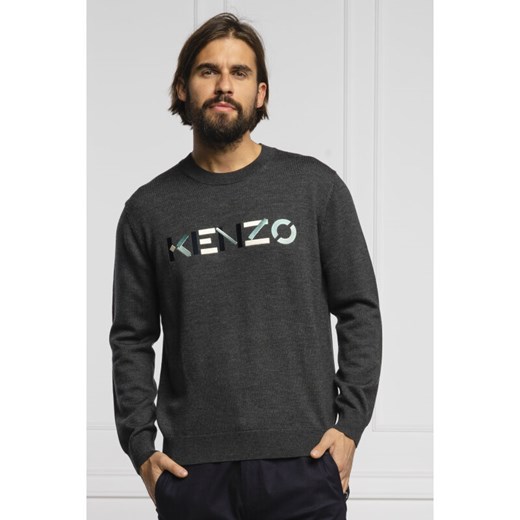 Kenzo Wełniany sweter | Regular Fit Kenzo L okazyjna cena Gomez Fashion Store