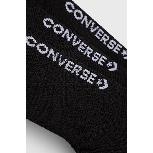 Converse skarpetki 3-pack kolor czarny Converse 35/38 ANSWEAR.com