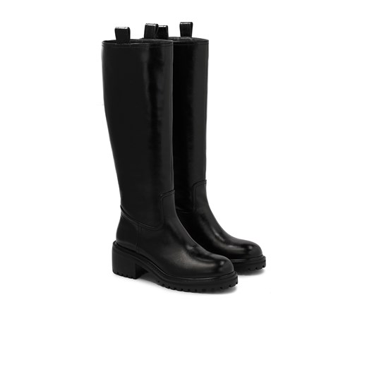 Skórzane kozaki damskie typu riding boots Kazar 36 Kazar
