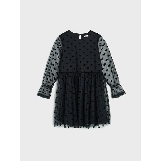 Sinsay - Sukienka z marszczeniami - Czarny Sinsay 116 Sinsay