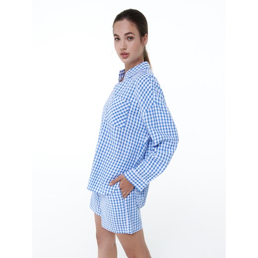 Reserved - Koszula oversize - Niebieski Reserved M Reserved okazja