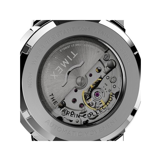 Timex Zegarek Marlin Automatic TW2V44600 Srebrny 00 MODIVO