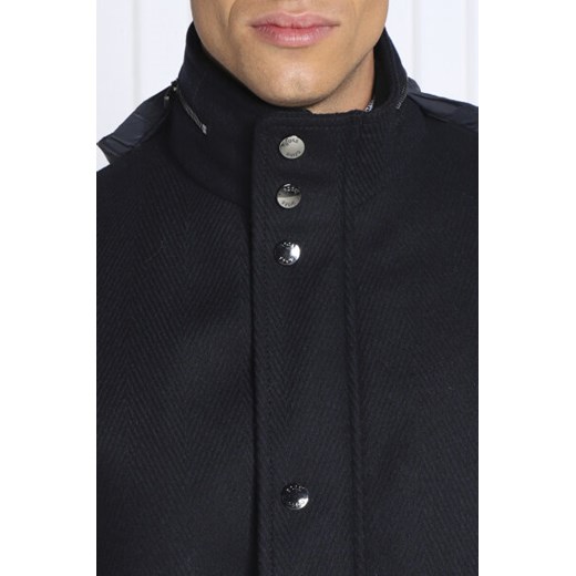 BOSS Wełniany płaszcz | z dodatkiem kaszmiru 58 Gomez Fashion Store