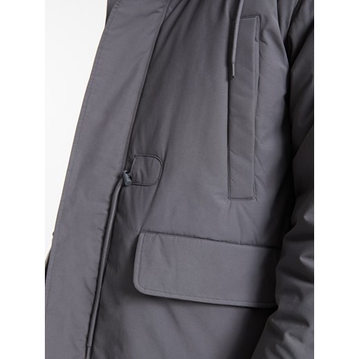 Reserved - PREMIUM Techniczna parka z wypełneniem z recyklingu - Szary Reserved M Reserved
