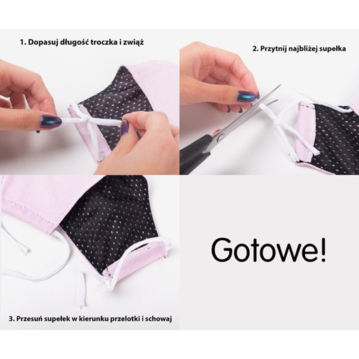Beżowa 3 warstwowa maseczka ochronna na twarz - Maseczki Royalfashion.pl royalfashion.pl