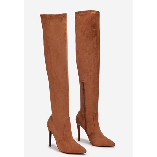 Kozaki damskie Born2be za kolano 