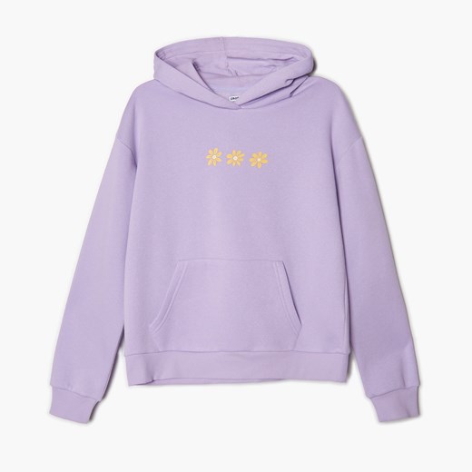 Cropp - Jasnofioletowa bluza z kapturem - Fioletowy Cropp M okazja Cropp
