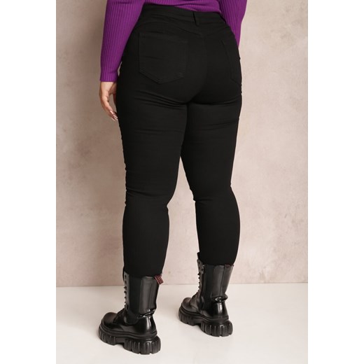 Czarne Spodnie Skinny Push-Up Vesi Renee 2XL promocyjna cena Renee odzież