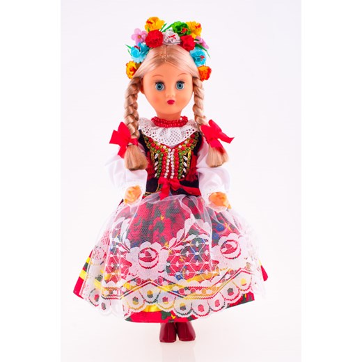 Lalka ludowa - krakowski strój regionalny - 40 cm folkstar-pl rozowy biżuteria