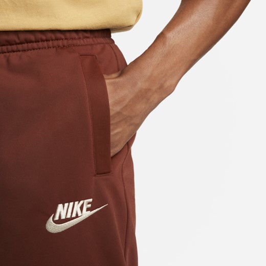 Męski dres z dzianiny Nike Sportswear Sport Essentials - Brązowy Nike L Nike poland