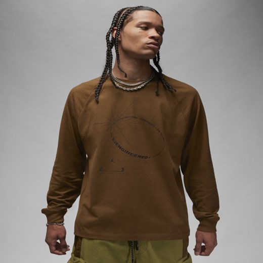 Męska bluza z długim rękawem Jordan 23 Engineered - Brązowy Jordan 2XL Nike poland