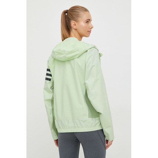 adidas TERREX kurtka przeciwdeszczowa Utilitas damska kolor zielony zimowa S ANSWEAR.com
