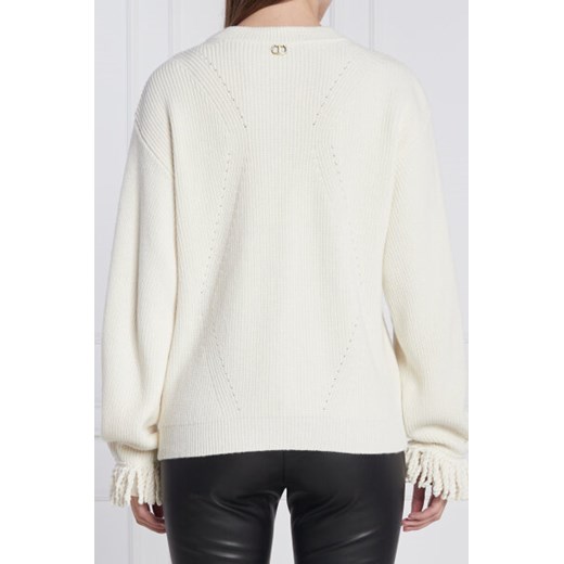 TWINSET Sweter | Regular Fit | z dodatkiem wełny i kaszmiru Twinset S Gomez Fashion Store promocyjna cena