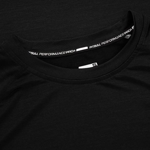 Rashguard longsleeve męski Pitbull Performance Small Logo czarny 972202900001 | Pitbull West Coast wyprzedaż sportano.pl