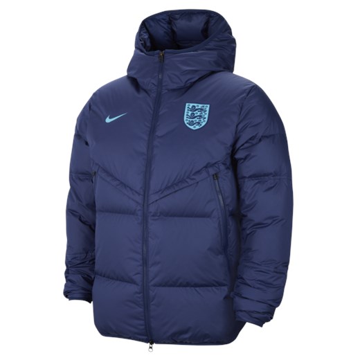 Męska puchowa kurtka piłkarska Nike Storm-FIT Anglia Strike - Niebieski Nike L Nike poland