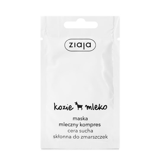 Maska mleczny kompres kozie mleko 7 ml Ziaja Plus Size karko.pl