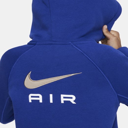 Bluza z kapturem dla dużych dzieci Nike Air - Niebieski Nike M Nike poland
