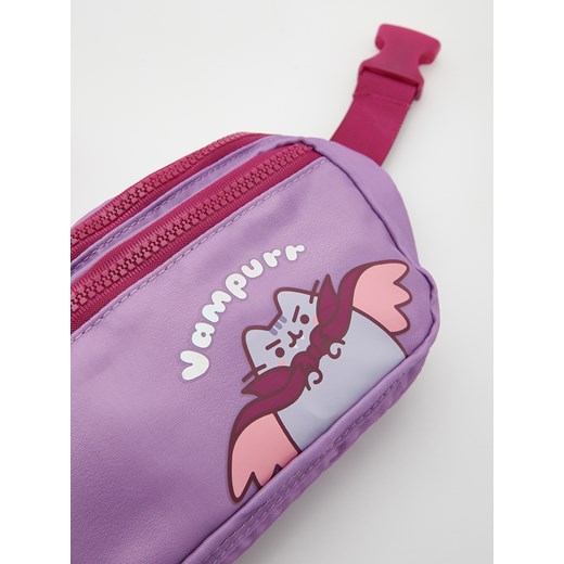 Reserved - Saszetka nerka Pusheen - Fioletowy Reserved ONE SIZE Reserved