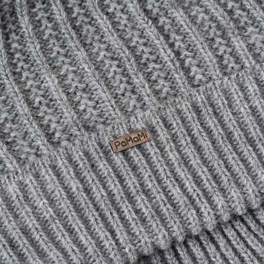 Czapka z eko-pomponem na zimę Pamami Uniwersalny PaMaMi