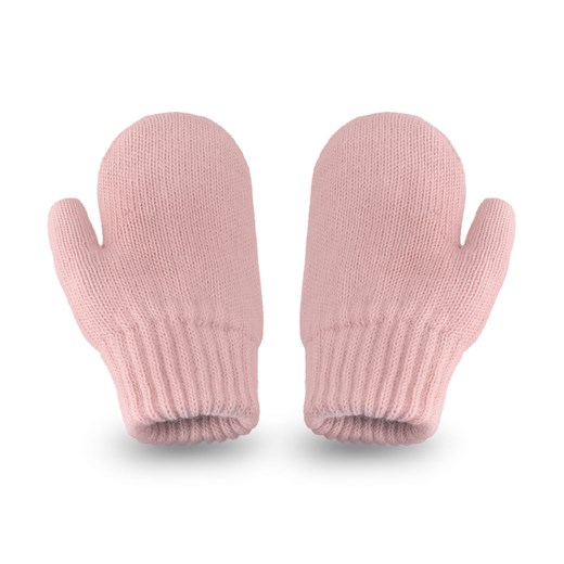 Różowe rękawiczki dla dziewczynki jednopalczaste Pamami Uniwersalny PaMaMi