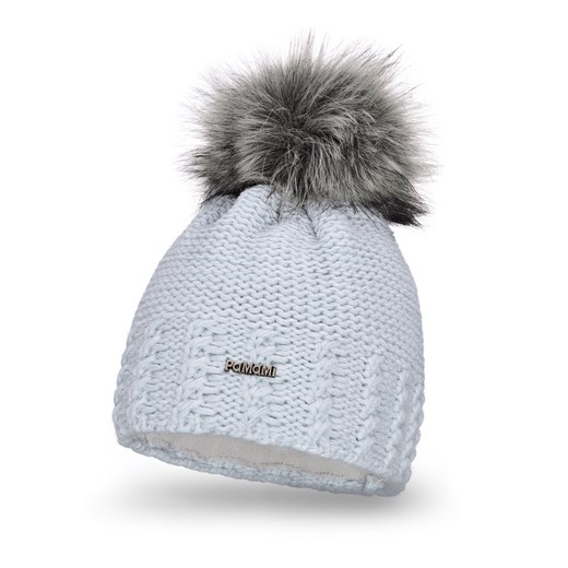 Modny, zimowy komplet damski - czapka z polarem, komin, rękawiczki Pamami Uniwersalny PaMaMi