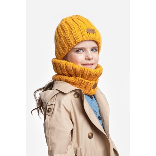 Ciepła czapka dziecięca z wywinięciem idealna na zimę Pamami Uniwersalny PaMaMi