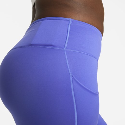 Damskie legginsy ze średnim stanem i kieszeniami zapewniające sztywne wsparcie Nike XL Nike poland