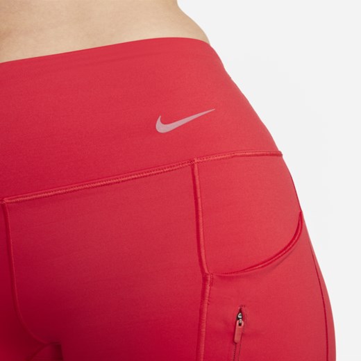 Damskie legginsy ze średnim stanem i kieszeniami zapewniające sztywne wsparcie Nike 2XL Nike poland