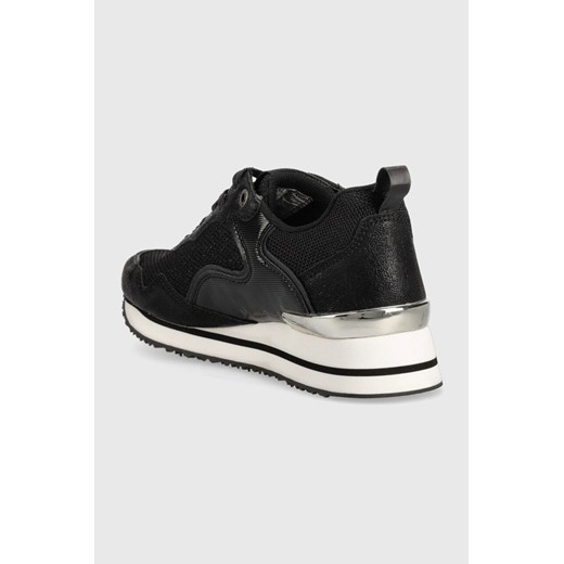 Buty sportowe damskie czarne U.S Polo Assn. sneakersy na platformie