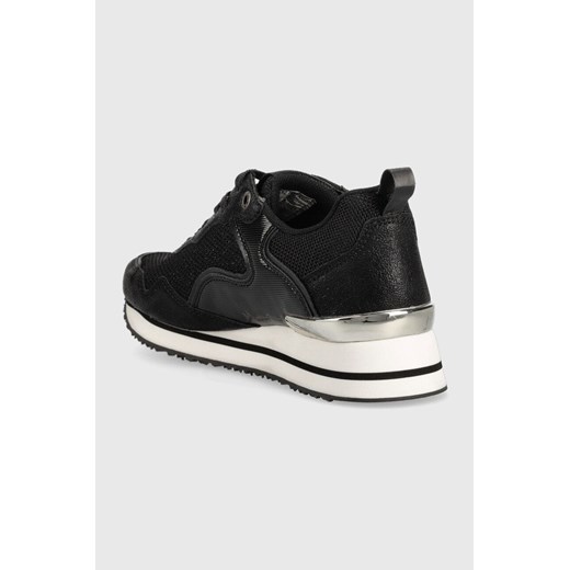 Buty sportowe damskie czarne U.S Polo Assn. sneakersy na platformie 