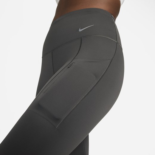 Damskie legginsy 7/8 z wysokim stanem i kieszeniami zapewniające sztywne Nike XS Nike poland