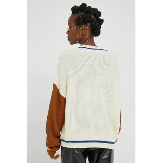 Brixton sweter damski kolor beżowy lekki Brixton S ANSWEAR.com