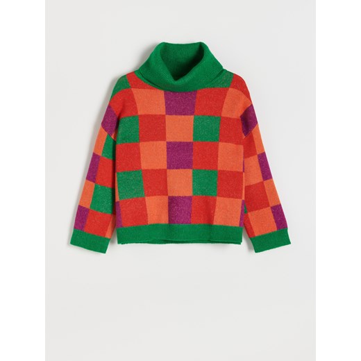 Reserved - Sweter oversize - Wielobarwny Reserved S Reserved