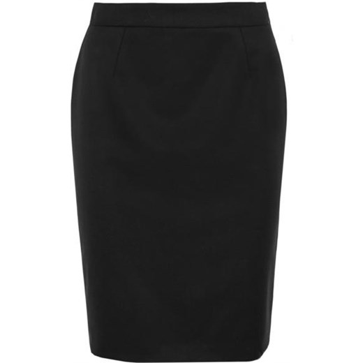Kelly wool-twill pencil skirt net-a-porter czarny spódnica