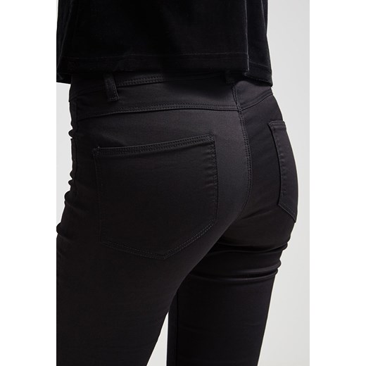 ONLY ONLMINNA Spodnie materiałowe black zalando czarny z kieszeniami