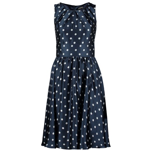 Swing Sukienka letnia schwarzblau/ weiß zalando szary abstrakcyjne wzory