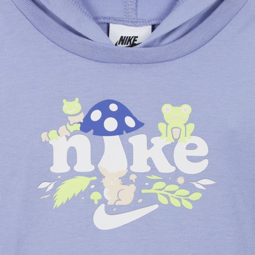 Pajacyk bez stóp z kapturem dla niemowląt (12–24 M) Forest Foragers Nike - Nike 44.5 Nike poland