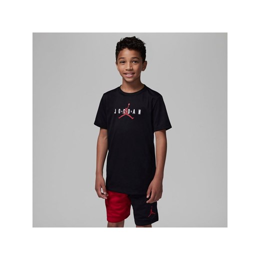 T-shirt dla dużych dzieci z grafiką Jordan Jumpman Sustainable - Czerń Jordan M Nike poland