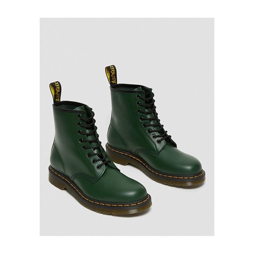 Skórzane botki w kolorze zielonym Dr. Martens 43 okazyjna cena Limango Polska