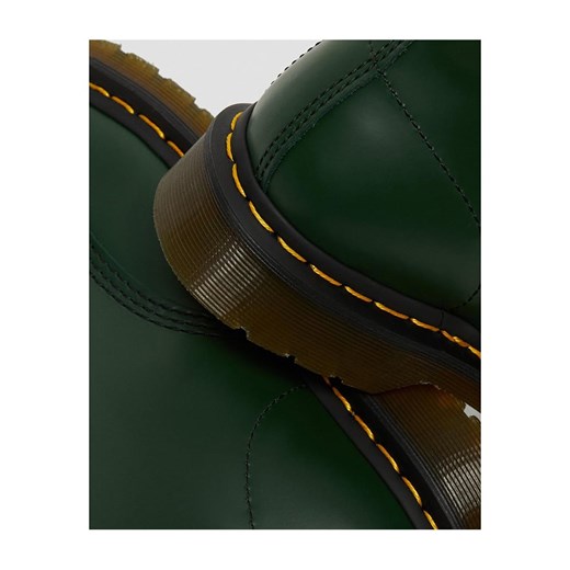 Skórzane botki w kolorze zielonym Dr. Martens 43 okazyjna cena Limango Polska