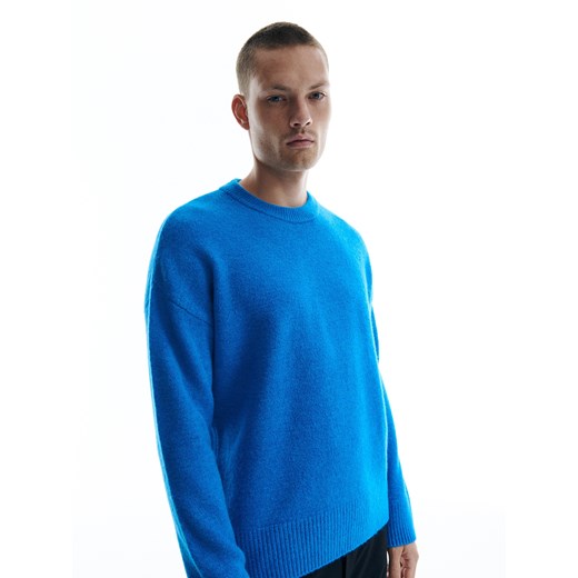 Reserved - Sweter boxy - Niebieski Reserved M Reserved