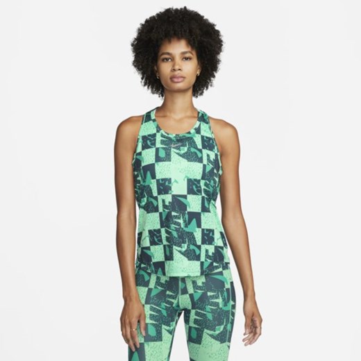 Damska koszulka bez rękawów do biegania Nike Dri-FIT One - Zieleń Nike XL Nike poland