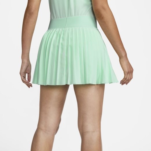 Damska plisowana spódnica tenisowa NikeCourt Dri-FIT Advantage - Zieleń Nike M Nike poland