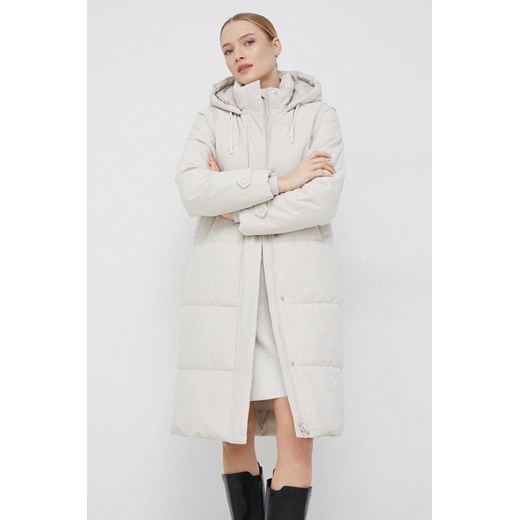 Vero Moda kurtka damska kolor beżowy zimowa Vero Moda M ANSWEAR.com
