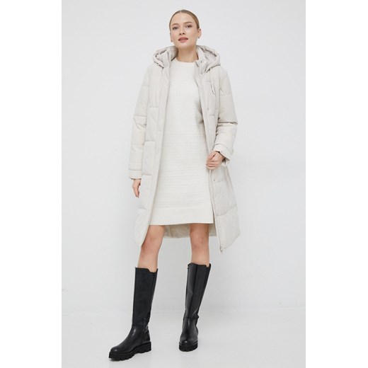 Vero Moda kurtka damska kolor beżowy zimowa Vero Moda XS ANSWEAR.com
