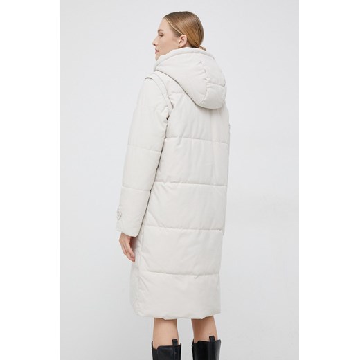 Vero Moda kurtka damska kolor beżowy zimowa Vero Moda S ANSWEAR.com